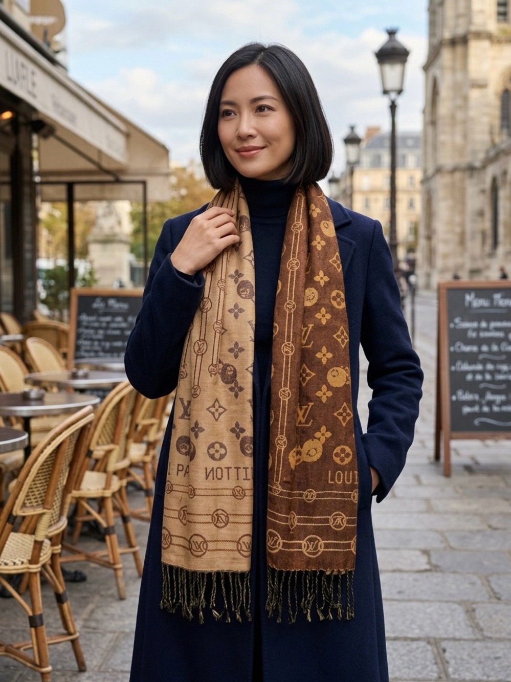 Louis Vuitton copy scarf